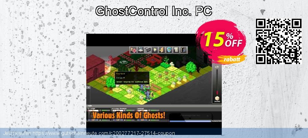 GhostControl Inc. PC toll Ermäßigung Bildschirmfoto