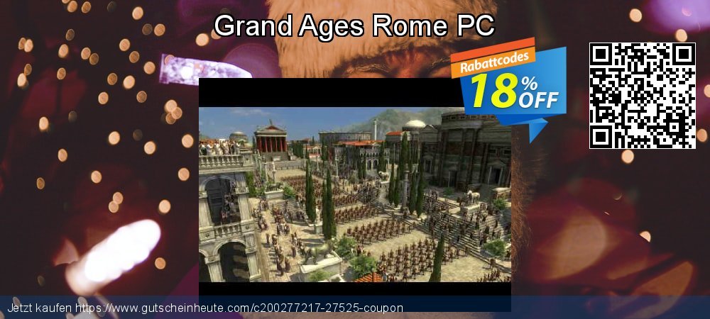 Grand Ages Rome PC klasse Ermäßigungen Bildschirmfoto
