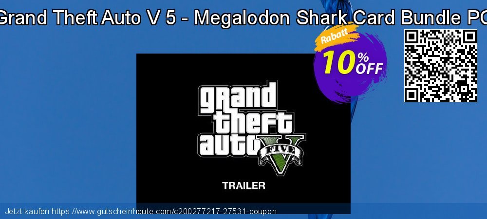 Grand Theft Auto V 5 - Megalodon Shark Card Bundle PC Sonderangebote Ermäßigung Bildschirmfoto