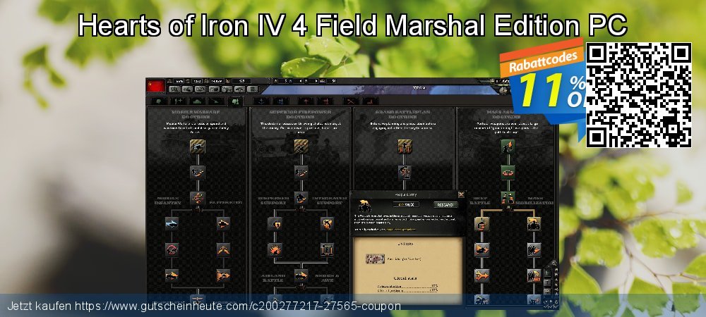Hearts of Iron IV 4 Field Marshal Edition PC fantastisch Ermäßigung Bildschirmfoto