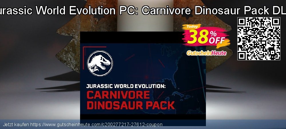 Jurassic World Evolution PC: Carnivore Dinosaur Pack DLC umwerfende Angebote Bildschirmfoto