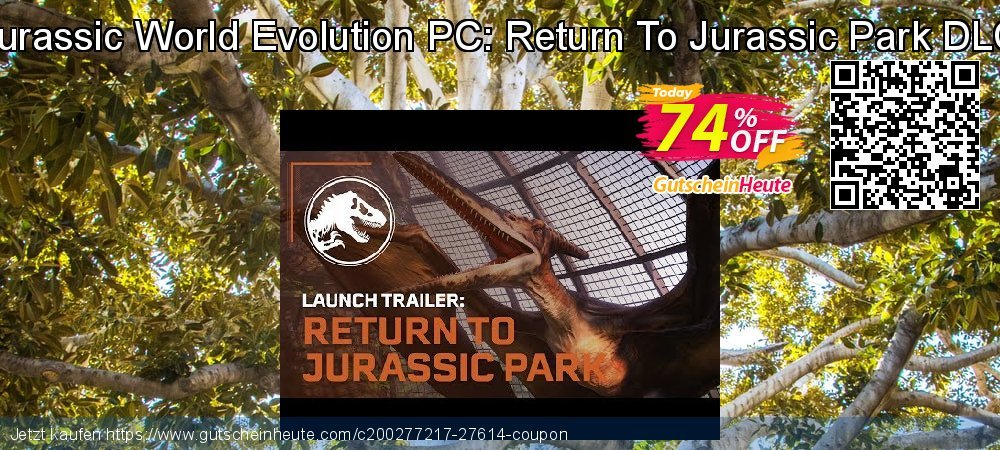 Jurassic World Evolution PC: Return To Jurassic Park DLC geniale Nachlass Bildschirmfoto