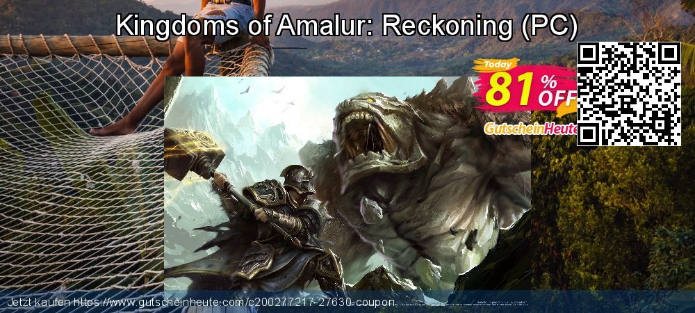 Kingdoms of Amalur: Reckoning - PC  atemberaubend Promotionsangebot Bildschirmfoto