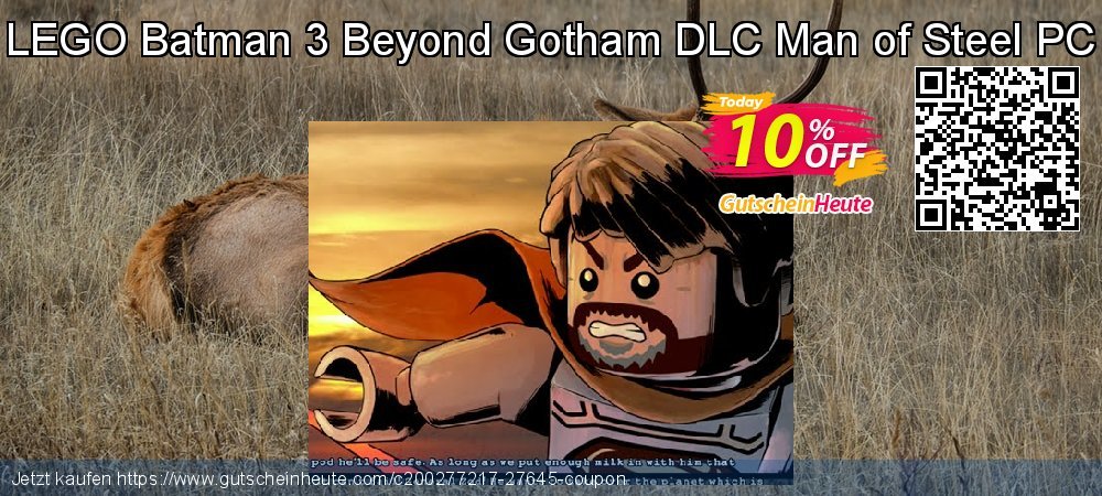 LEGO Batman 3 Beyond Gotham DLC Man of Steel PC geniale Preisnachlässe Bildschirmfoto