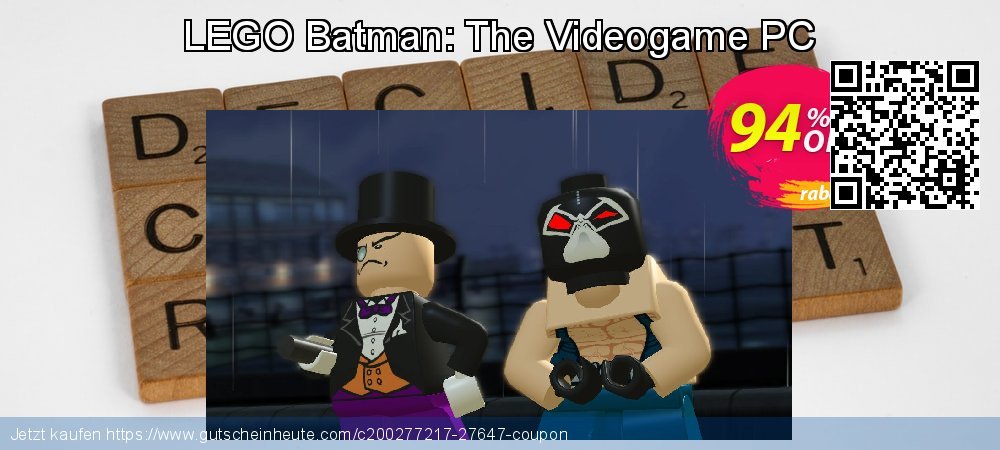 LEGO Batman: The Videogame PC genial Promotionsangebot Bildschirmfoto