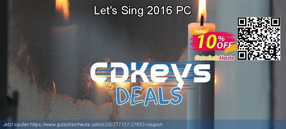 Let's Sing 2016 PC ausschließenden Ausverkauf Bildschirmfoto
