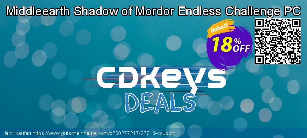 Middleearth Shadow of Mordor Endless Challenge PC uneingeschränkt Preisnachlässe Bildschirmfoto