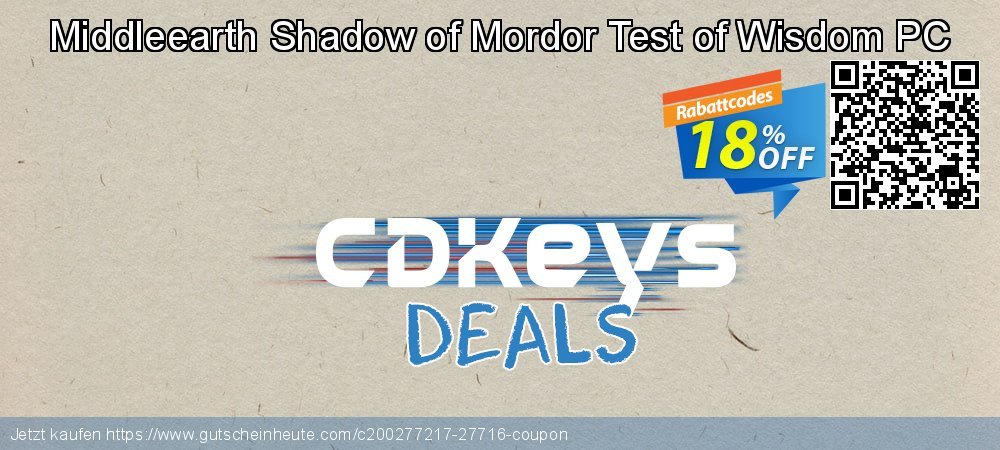 Middleearth Shadow of Mordor Test of Wisdom PC besten Nachlass Bildschirmfoto