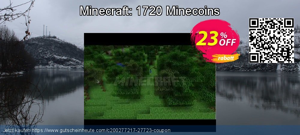 Minecraft: 1720 Minecoins atemberaubend Preisreduzierung Bildschirmfoto
