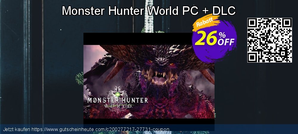 Monster Hunter World PC + DLC toll Angebote Bildschirmfoto