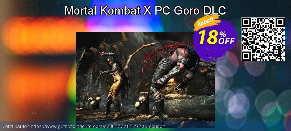 Mortal Kombat X PC Goro DLC umwerfende Disagio Bildschirmfoto