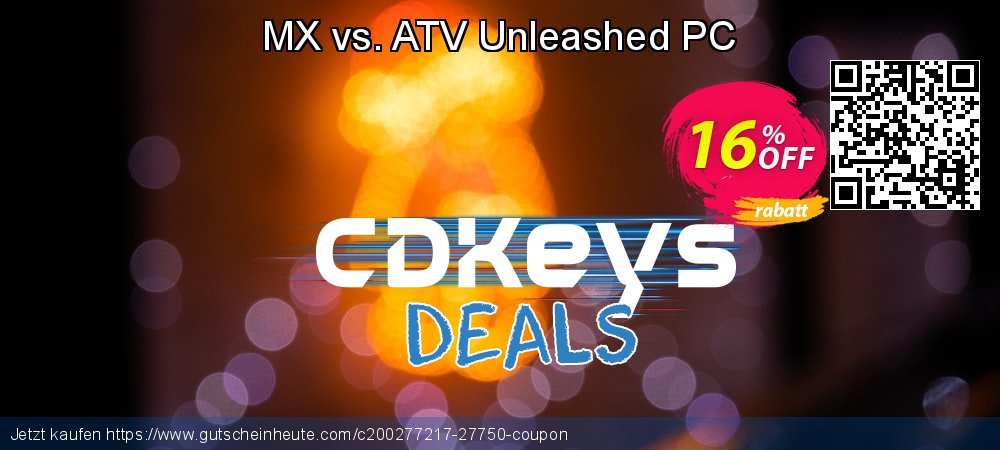 MX vs. ATV Unleashed PC unglaublich Nachlass Bildschirmfoto