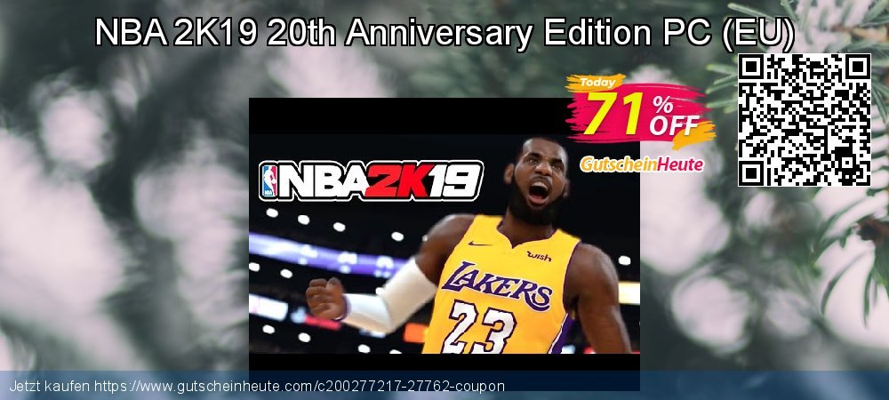 NBA 2K19 20th Anniversary Edition PC - EU  toll Rabatt Bildschirmfoto