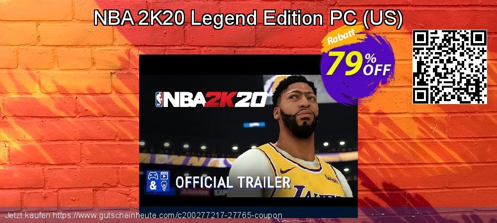 NBA 2K20 Legend Edition PC - US  faszinierende Angebote Bildschirmfoto