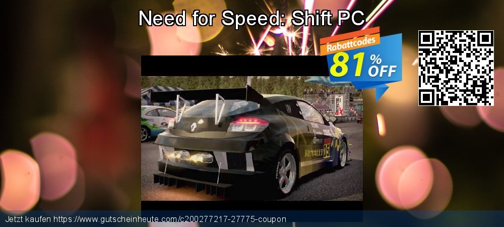 Need for Speed: Shift PC uneingeschränkt Preisnachlass Bildschirmfoto