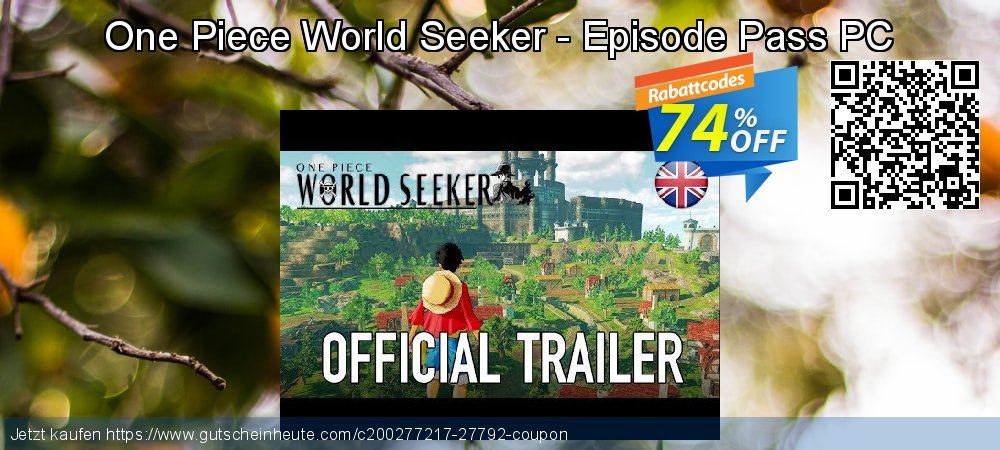 One Piece World Seeker - Episode Pass PC verwunderlich Preisnachlass Bildschirmfoto