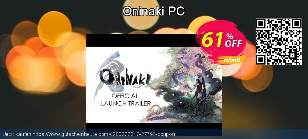 Oninaki PC toll Förderung Bildschirmfoto