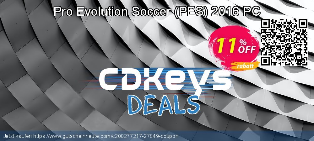 Pro Evolution Soccer - PES 2016 PC wunderschön Preisnachlässe Bildschirmfoto