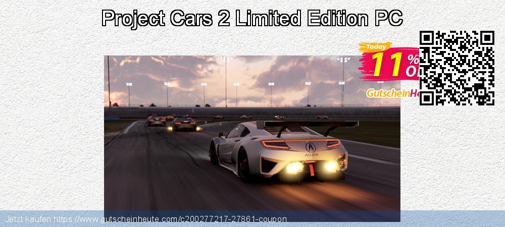Project Cars 2 Limited Edition PC umwerfenden Förderung Bildschirmfoto
