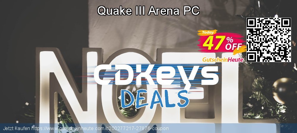 Quake III Arena PC großartig Preisreduzierung Bildschirmfoto
