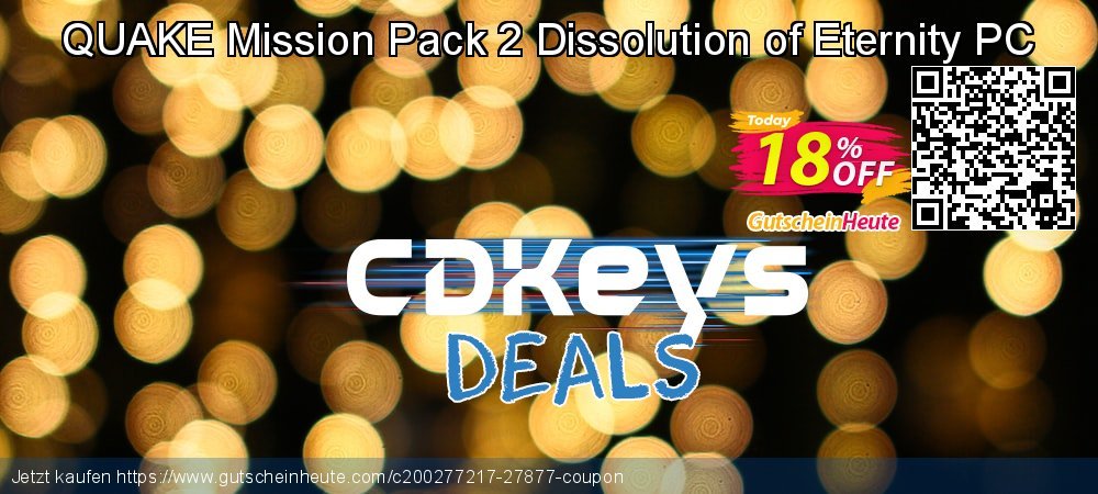 QUAKE Mission Pack 2 Dissolution of Eternity PC wunderbar Preisnachlass Bildschirmfoto