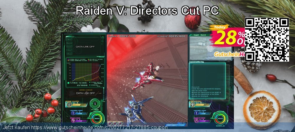 Raiden V: Directors Cut PC verwunderlich Promotionsangebot Bildschirmfoto