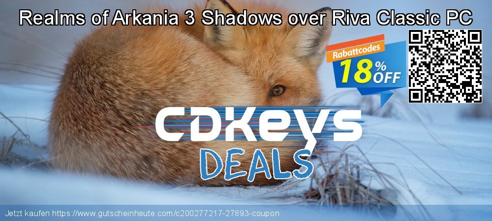 Realms of Arkania 3 Shadows over Riva Classic PC geniale Preisreduzierung Bildschirmfoto
