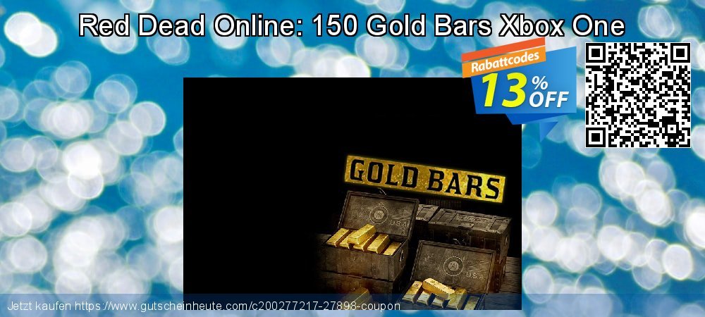 Red Dead Online: 150 Gold Bars Xbox One exklusiv Rabatt Bildschirmfoto
