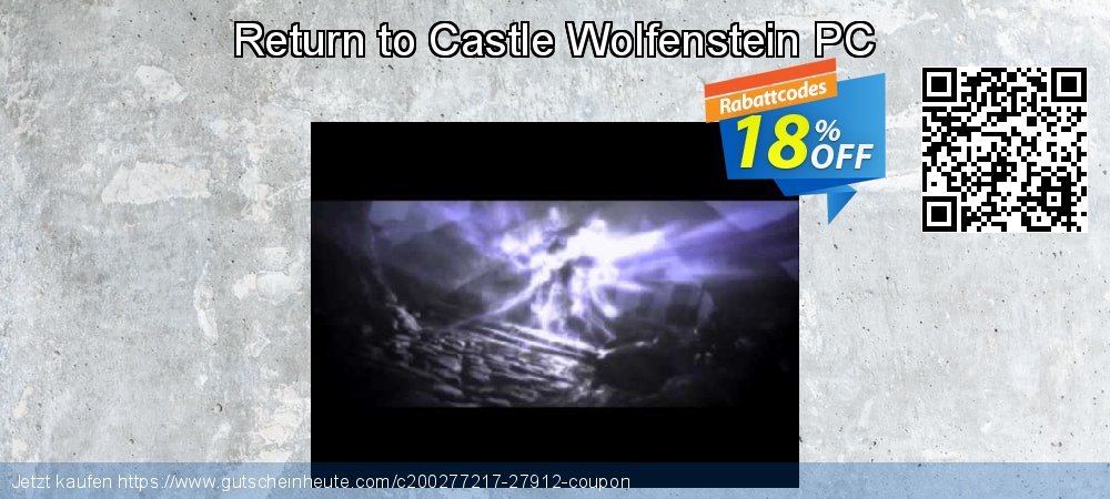 Return to Castle Wolfenstein PC verblüffend Förderung Bildschirmfoto
