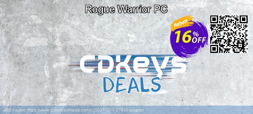 Rogue Warrior PC Sonderangebote Preisnachlässe Bildschirmfoto