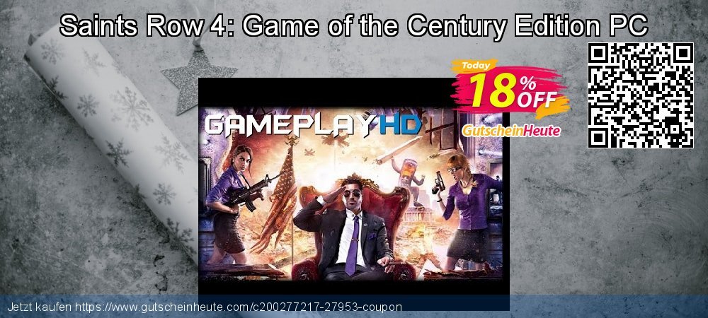 Saints Row 4: Game of the Century Edition PC umwerfende Promotionsangebot Bildschirmfoto