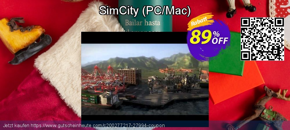 SimCity - PC/Mac  ausschließenden Außendienst-Promotions Bildschirmfoto