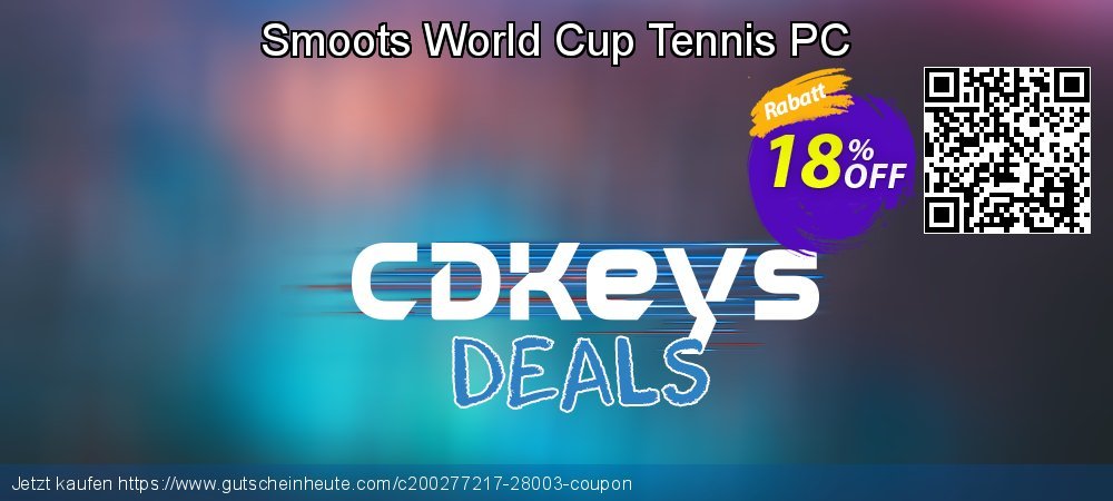 Smoots World Cup Tennis PC super Angebote Bildschirmfoto