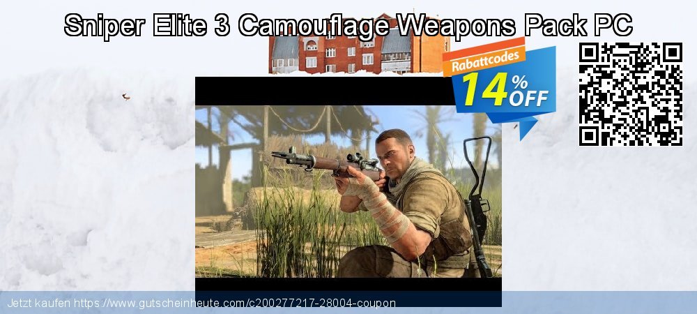 Sniper Elite 3 Camouflage Weapons Pack PC wunderschön Promotionsangebot Bildschirmfoto