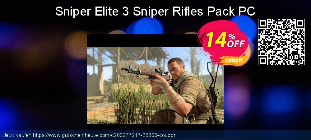 Sniper Elite 3 Sniper Rifles Pack PC formidable Disagio Bildschirmfoto