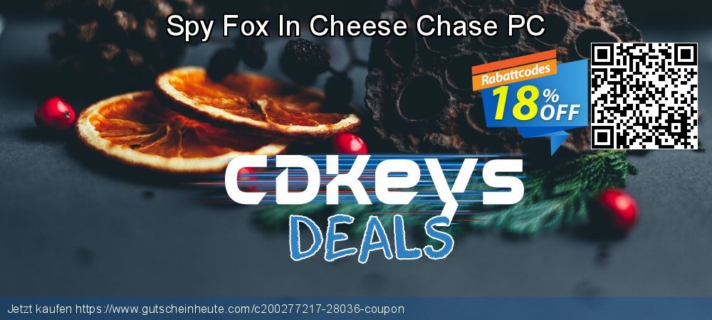 Spy Fox In Cheese Chase PC verblüffend Preisnachlässe Bildschirmfoto