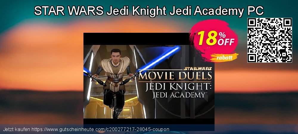 STAR WARS Jedi Knight Jedi Academy PC aufregenden Außendienst-Promotions Bildschirmfoto