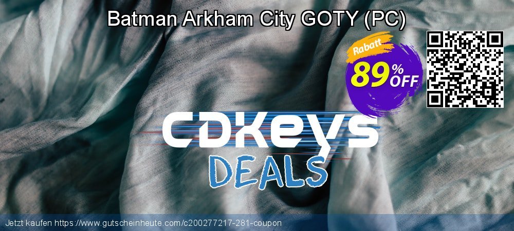 Batman Arkham City GOTY - PC  formidable Ausverkauf Bildschirmfoto