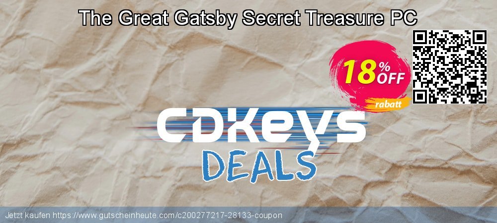 The Great Gatsby Secret Treasure PC verwunderlich Förderung Bildschirmfoto