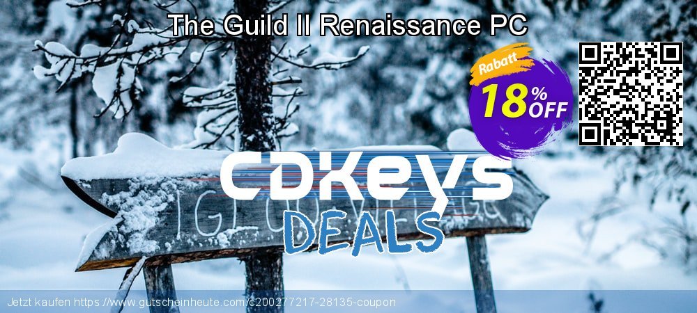 The Guild II Renaissance PC Exzellent Sale Aktionen Bildschirmfoto