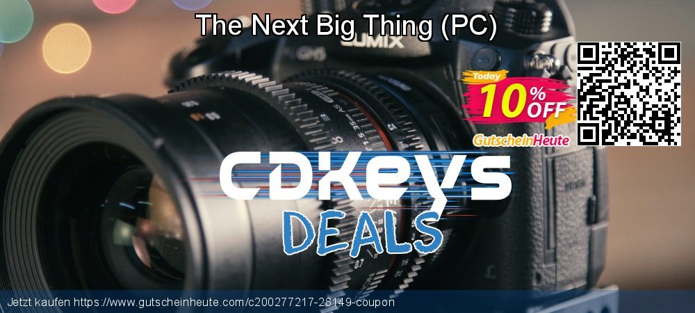 The Next Big Thing - PC  ausschließenden Preisnachlass Bildschirmfoto