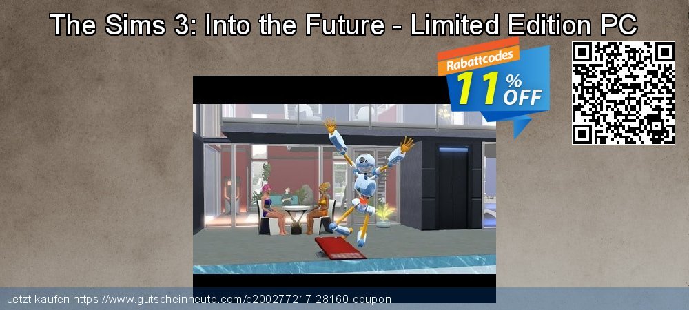 The Sims 3: Into the Future - Limited Edition PC verblüffend Ermäßigung Bildschirmfoto