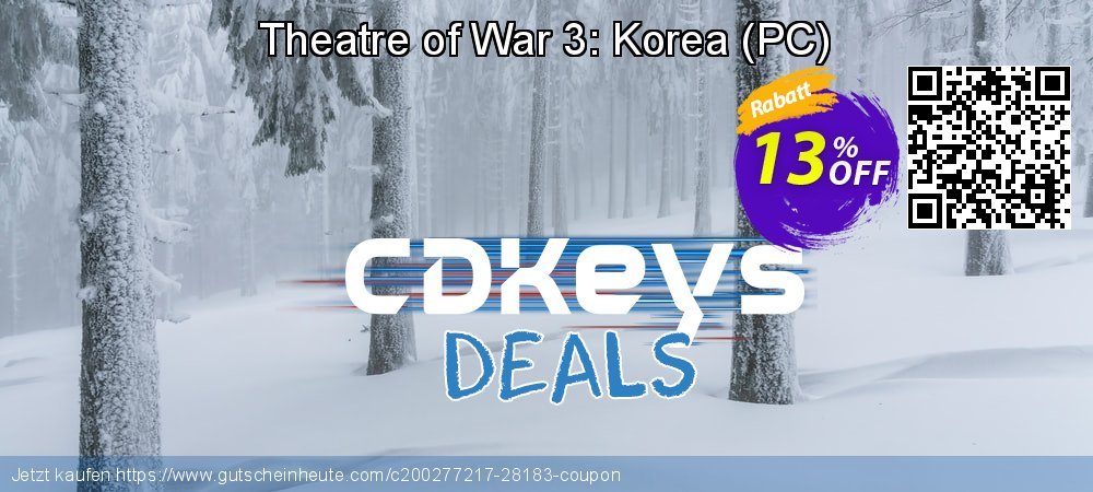 Theatre of War 3: Korea - PC  erstaunlich Preisnachlass Bildschirmfoto