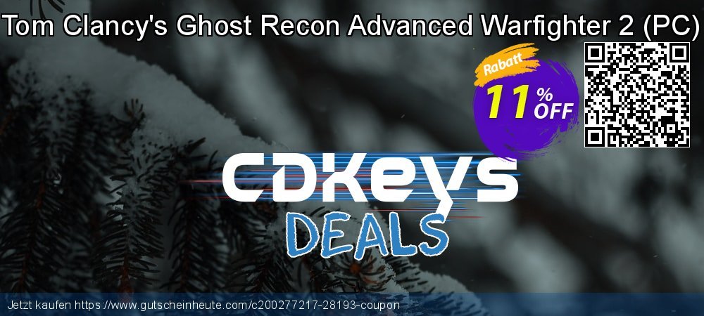 Tom Clancy's Ghost Recon Advanced Warfighter 2 - PC  überraschend Diskont Bildschirmfoto