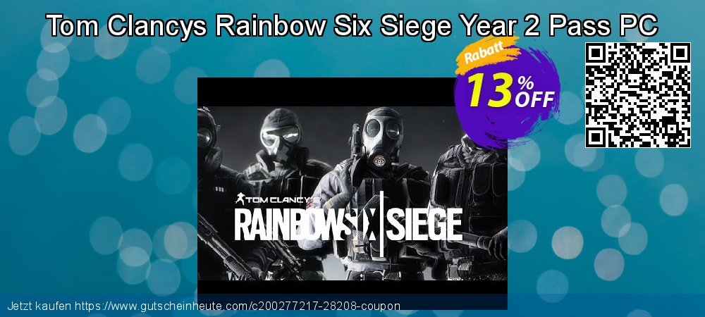 Tom Clancys Rainbow Six Siege Year 2 Pass PC exklusiv Promotionsangebot Bildschirmfoto