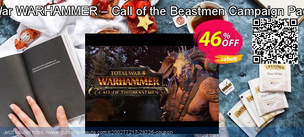 Total War WARHAMMER – Call of the Beastmen Campaign Pack DLC verwunderlich Nachlass Bildschirmfoto