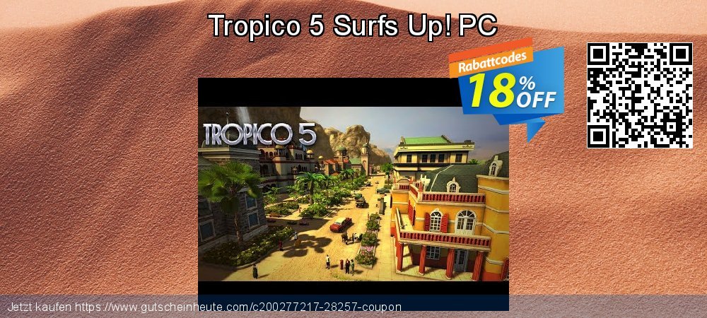 Tropico 5 Surfs Up! PC verwunderlich Preisnachlässe Bildschirmfoto
