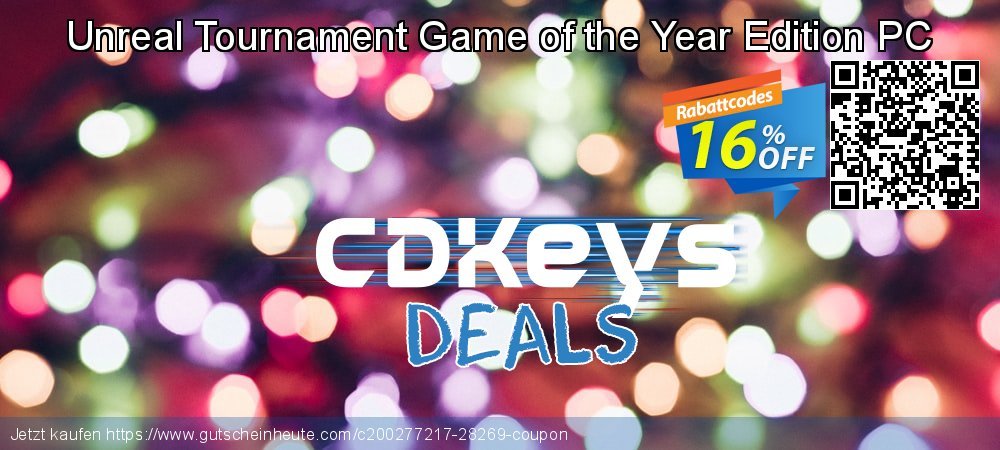 Unreal Tournament Game of the Year Edition PC klasse Förderung Bildschirmfoto