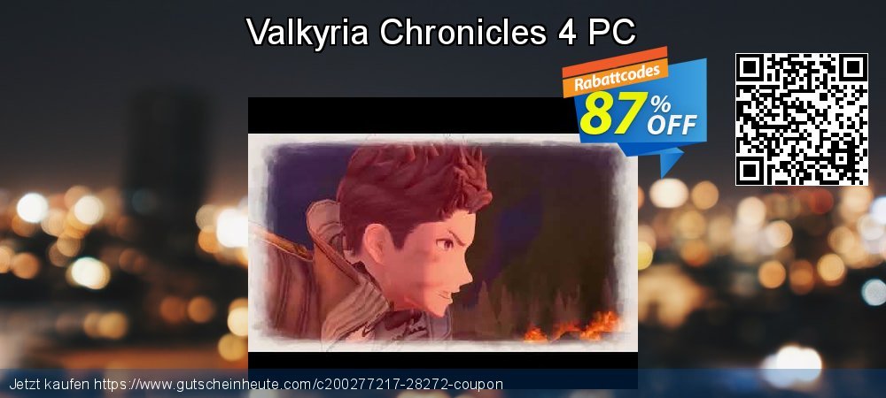 Valkyria Chronicles 4 PC ausschließlich Rabatt Bildschirmfoto
