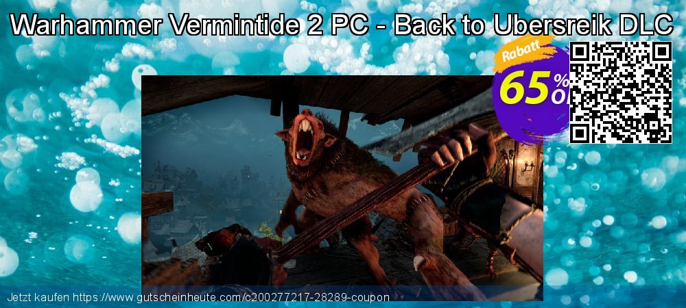 Warhammer Vermintide 2 PC - Back to Ubersreik DLC toll Rabatt Bildschirmfoto